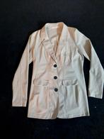 Studio Anneloes Fiona bonded blazer mt. M, Kleding | Dames, Maat 38/40 (M), Studio Anneloes, Beige, Ophalen of Verzenden