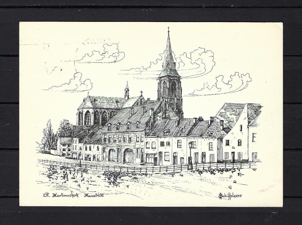 585 KERK Maastricht, St. Martinuskerk, Verzamelen, Ophalen of Verzenden, Gelopen, Limburg