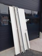 Deur met stalen kozijn, Ophalen, Gebruikt, 80 tot 100 cm, 215 cm of meer