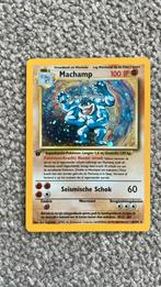 Pokémon Base Set 1st Edition HOLO Machamp, Ophalen of Verzenden, Zo goed als nieuw