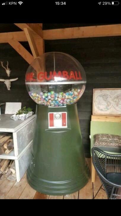 Grote Mr. Gumball Capsule Automaat - Eyecatcher!, Verzamelen, Automaten | Overige, Ophalen of Verzenden
