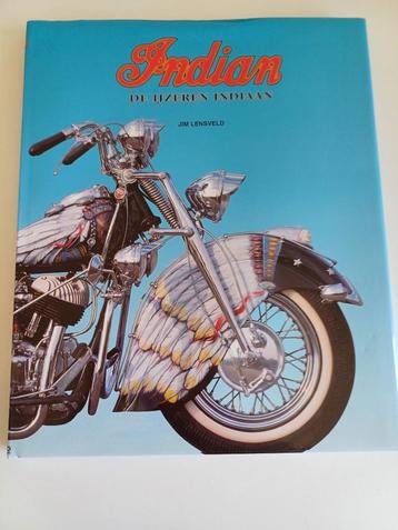 zeer mooie boek over de Indian motorfiets De ijzeren indiaan beschikbaar voor biedingen