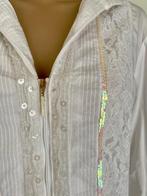 i414 Otto Kern maat 44=L blouse vest kant wit, Wit, Ophalen of Verzenden, Zo goed als nieuw, Maat 42/44 (L)