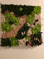 Kunst mos wanddecoratie, Ophalen, Zo goed als nieuw