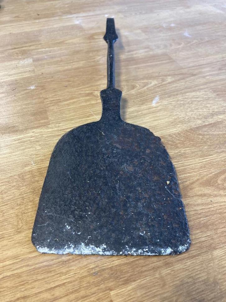 oud open haard gereedschap, blaasbalg en as-schraper, Antiek en Kunst, Antiek | Woonaccessoires, Ophalen of Verzenden