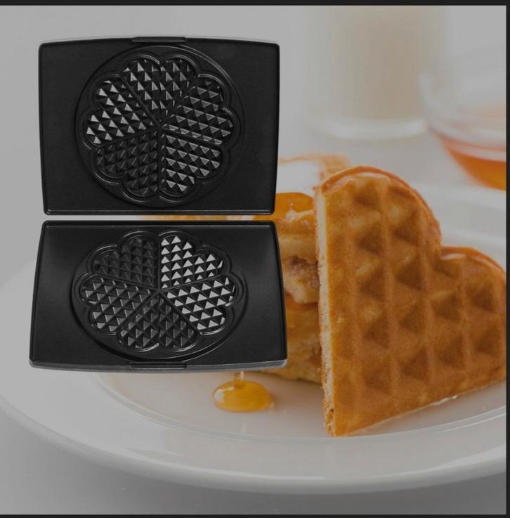 GEZOCHT: Fritel CW wafelplaten hartjes & madeleine + vorkje, Witgoed en Apparatuur, Wafelijzers, Zo goed als nieuw, Ophalen