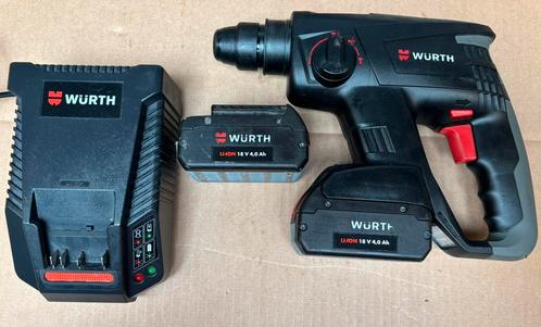Wurth combi boor hamer met 2 accu’s en lader, Doe-het-zelf en Verbouw, Gereedschap | Boormachines, Zo goed als nieuw, Boor- en/of Breekhamer