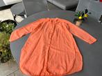 Oranje/roze luchtig made in Italy blouse jurkje, maat L/XL, Verzenden, Maat 46/48 (XL) of groter, Oranje, Boven de knie