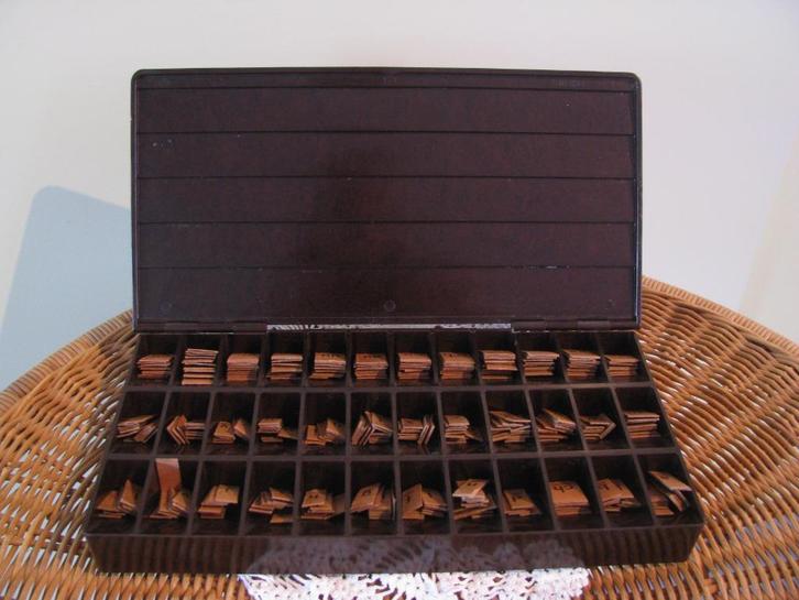 Malmberg * bakelite # bakeliet * letterdoos * ZEER compleet, Antiek en Kunst, Curiosa en Brocante, Ophalen of Verzenden