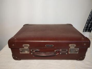 K254 VINTAGE koffer vulcan fibre zeer fraai, jaren 40 - 50 beschikbaar voor biedingen