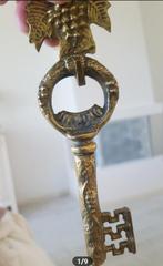 kurkentrekker / flessenopener + muurhaakje koper of brons, Ophalen of Verzenden