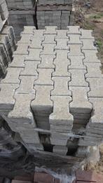 H profiel stenen 8cm grijs, Tuin en Terras, Tegels en Klinkers, Ophalen, Gebruikt, Klinkers, 10 m² of meer