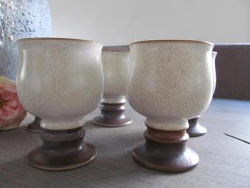 5 Denby Potters Wheel Rust Bekers / Mokken beschikbaar voor biedingen