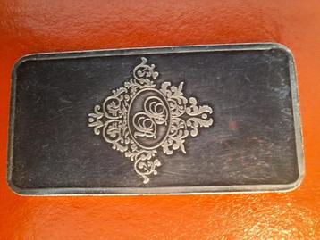 Zilver baar 50 gr. Bharat Traders Bombay, zeer zeldzaam! beschikbaar voor biedingen