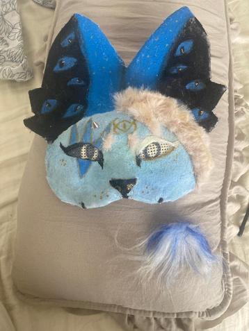Therian furry fursuit cat mask cookie run kingdom smc beschikbaar voor biedingen
