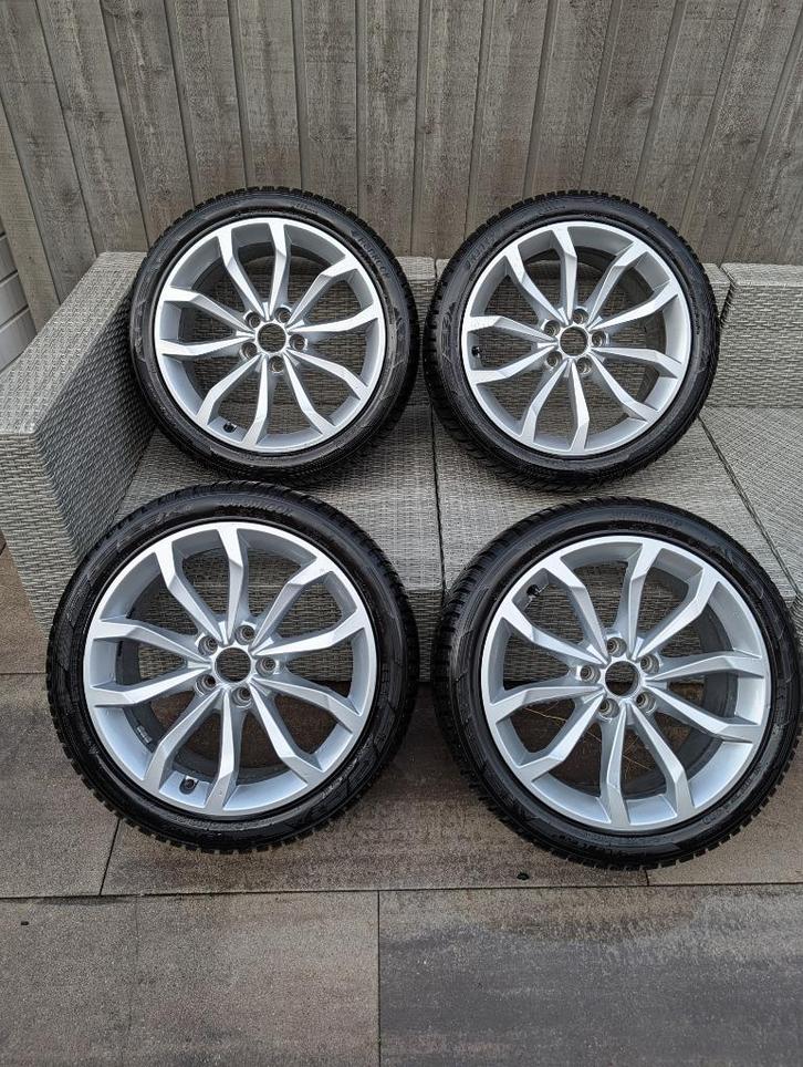 Winterbanden 7+ mm, 18" LM-velg, 245/40R18, Audi A4 2016, Auto-onderdelen, Banden en Velgen, Banden en Velgen, Winterbanden, 18 inch
