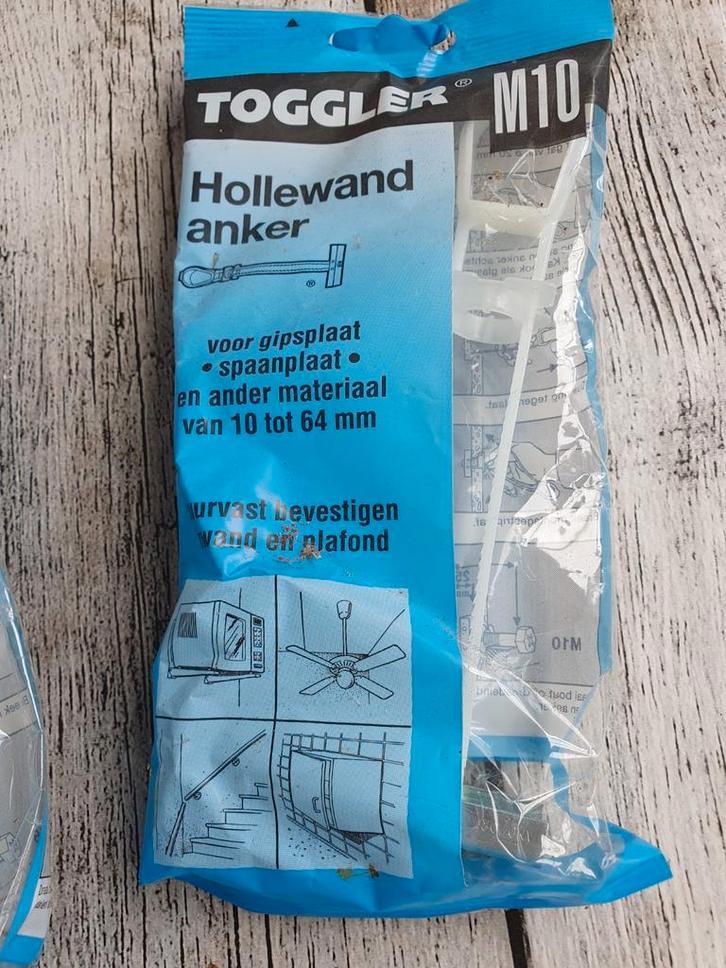 Hollewand ankers - 6 stuks, Doe-het-zelf en Verbouw, Hang- en Sluitwerk, Nieuw, Overige typen, Overige materialen, Ophalen of Verzenden