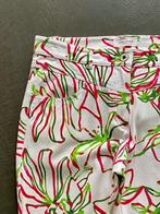 J237 Gerry Weber maat 36=S broek jeans groen/wit, Wit, Ophalen of Verzenden, Zo goed als nieuw, Driekwart