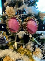 Vintage clip-on oorbellen.west Germany. 2.4 cm, Sieraden, Tassen en Uiterlijk, Oorbellen, Verzenden, Zo goed als nieuw, Overige materialen