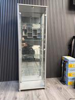 Vitrinekast - 172cm hoog, 57cm breed, Gebruikt, Glas, 150 tot 200 cm, 25 tot 50 cm