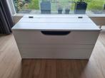 Houten kist (wit), Ophalen, 100 tot 150 cm, 50 tot 75 cm, Zo goed als nieuw