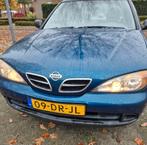 Nissan Primera 1.8 SDN 1999 Blauw, Auto's, Nissan, Voorwielaandrijving, Stof, 4 cilinders, Handgeschakeld