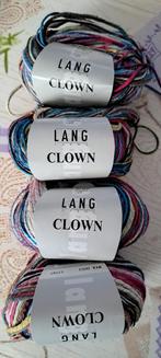 Lang Yarns Clown Verloopgaren - 4 Bollen, Hobby en Vrije tijd, Breien en Haken, Ophalen of Verzenden, Nieuw, Breien of Haken, Wol of Garen