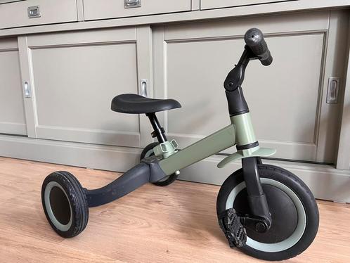 Peuter meegroei fiets groen 3 in 1, Kinderen en Baby's, Speelgoed | Buiten | Voertuigen en Loopfietsen, Zo goed als nieuw, Loopfiets