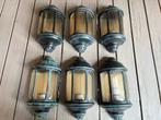 Set van 6 Buitenlampen, Overige materialen, Gebruikt, Minder dan 50 watt, Wandlamp