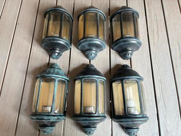 Set van 6 Buitenlampen beschikbaar voor biedingen