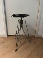 Dulton Clipper design kruk – zwart & chroom, 1 kruk, Ophalen, Zo goed als nieuw, 60 tot 90 cm