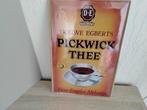 WANDPLAAT  DOUWE EGBERTS  PICKWICK THEE, Ophalen of Verzenden, Zo goed als nieuw, Reclamebord