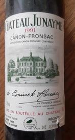 Chateau Junayme 1991, a.c. Canon-Fronsac., Frankrijk, Nieuw, Ophalen of Verzenden, Rode wijn