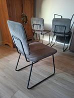 4 Grijze stoelen - Opknapper, Ophalen, Gebruikt, Grijs