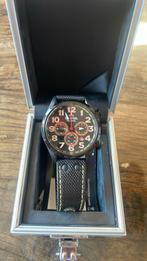 Tw steel horloge 978 coronel editie, Leer, Staal, Nieuw, Ophalen