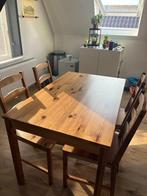Dining table and chairs, Huis en Inrichting, Tafels | Eettafels, Ophalen, Gebruikt, 100 tot 150 cm, 50 tot 100 cm