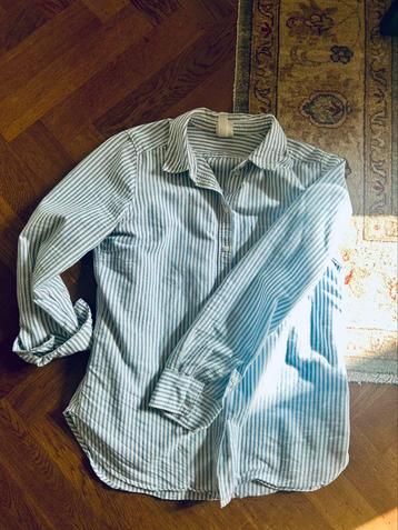 H&m blouse streepje xxs xs s / 32 34 36 beschikbaar voor biedingen