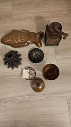 Antieke koperen keuken benodigdheden, Ophalen, Gebruikt