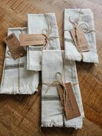 Riviera Maison servetten Set Wit, Huis en Inrichting, Keuken | Textiel, Ophalen of Verzenden, Nieuw, Beige, Overige typen