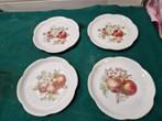 ontbijtborden fruit vintage, Antiek en Kunst, Antiek | Servies los, Ophalen of Verzenden