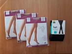 4 panty's, Zeeman, Zwart, Nieuw, Maat 40/42 (M)