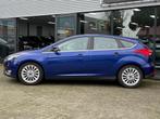 Ford Focus 1.0 Titanium Edition CLIMA/NAVI/TREKHAAK/APK/NAP, Gebruikt, Euro 6, Blauw, Origineel Nederlands