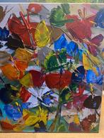 Krachtig Schilderij "Mariposa" incl lijst, Gesigneerd., Antiek en Kunst, Kunst | Schilderijen | Abstract, Ophalen of Verzenden