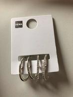 Hema Zilverkleurige Oorbellen, Sieraden, Tassen en Uiterlijk, Oorbellen, Met kristal, Hangers, Nieuw, Ophalen of Verzenden
