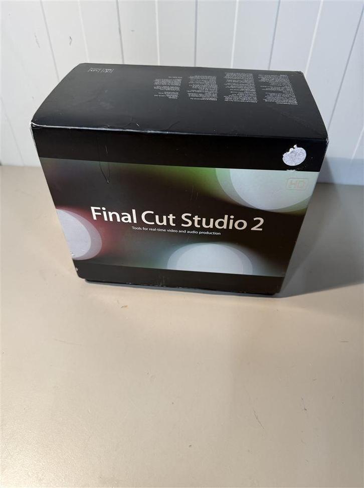 Apple Final Cut Studio 2 Video / Audio Production Final Cut, Computers en Software, Ontwerp- en Bewerkingssoftware, Zo goed als nieuw