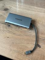 QGeem USB-C Hub - HC1203, Computers en Software, Dockingstations, Ophalen of Verzenden, Gebruikt, USB-hub, Laptop