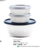 Tupperware verskommen trio, nieuw, Huis en Inrichting, Keuken | Tupperware, Ophalen of Verzenden, Nieuw