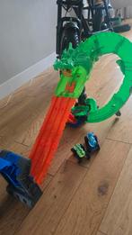 Hot Wheels Monster Truck Drakenbaan!, Ophalen of Verzenden, Hot Wheels, Racebaan, Gebruikt
