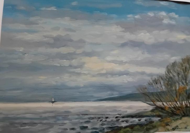 Olieverf schilderijtjes  van Johan Bijsterveld, Antiek en Kunst, Kunst | Schilderijen | Klassiek, Ophalen of Verzenden