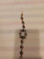 Vintage Horloge met Strass, Overige merken, Overige materialen, Gebruikt, Polshorloge